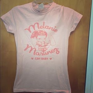 Melanie Martinez light pink tee